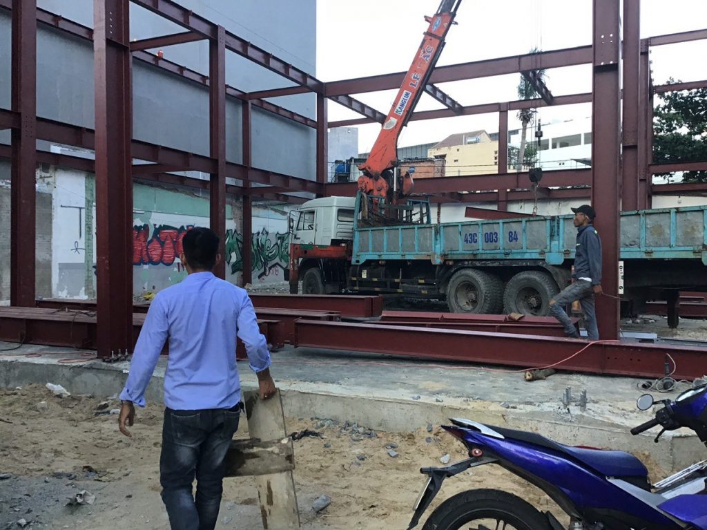 Thi công nhà thép tiền chế tại Sơn Trà Đà Nẵng